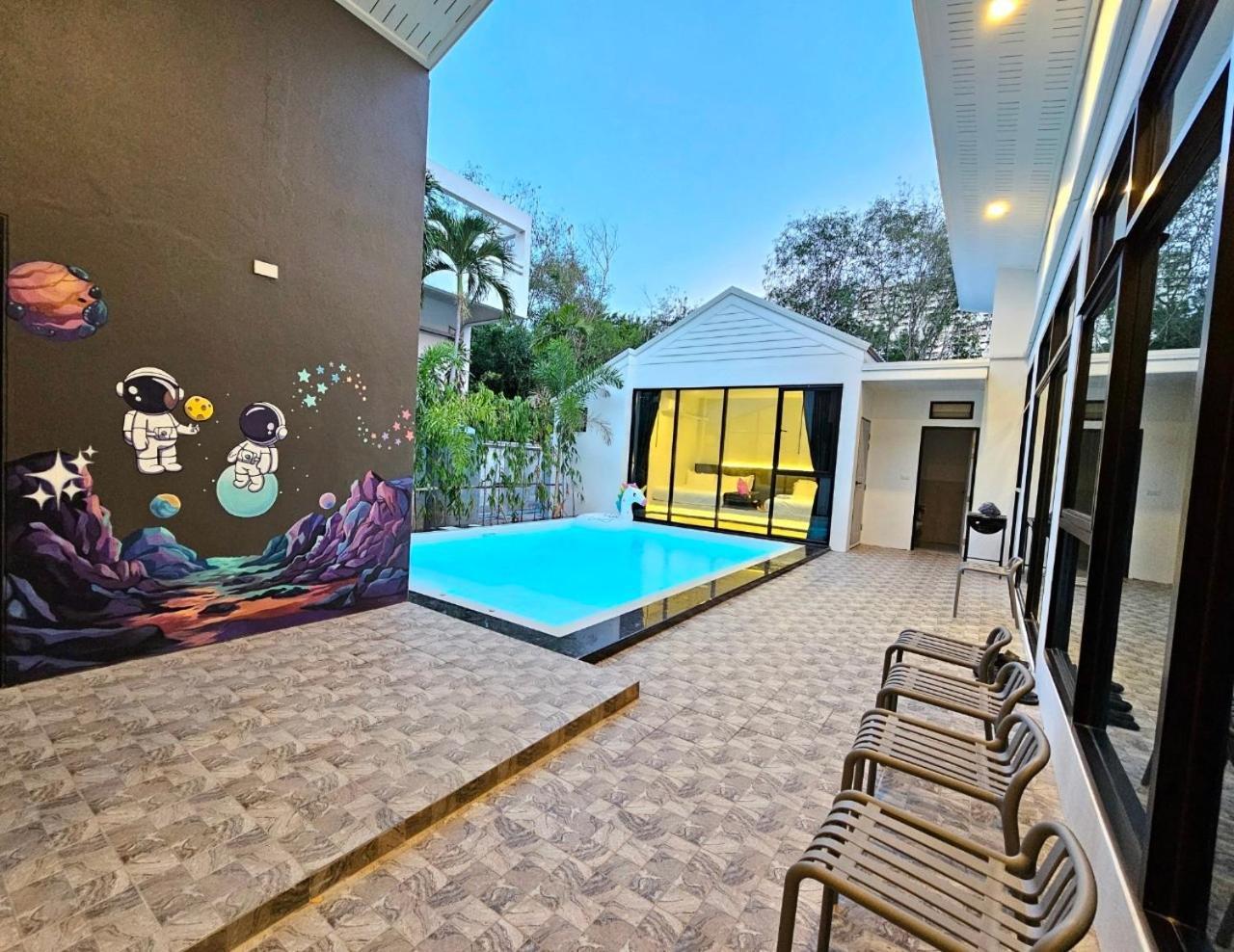 Madaguscar Private Pool Villa-Pattaya Джомтьен Экстерьер фото