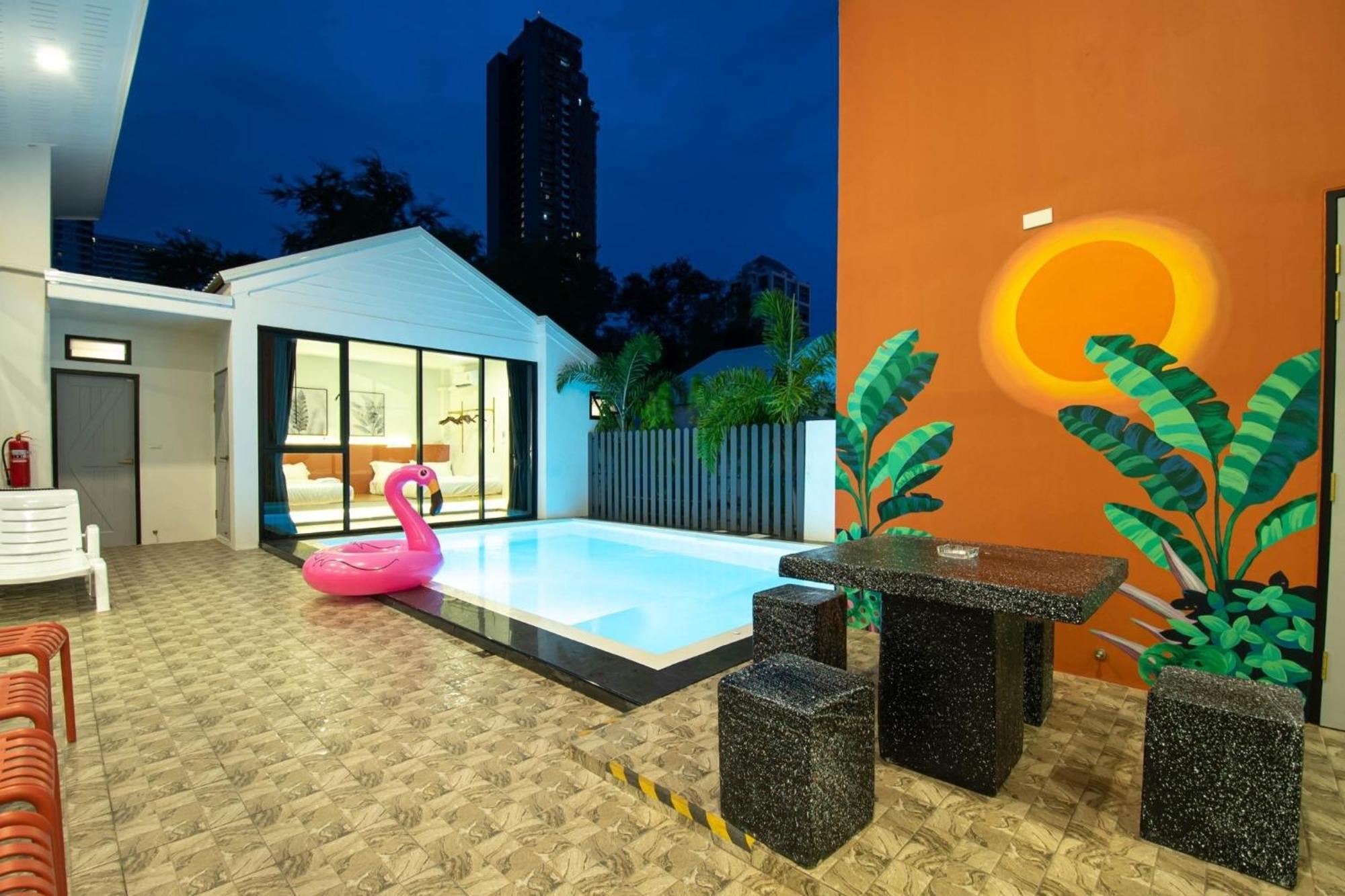 Madaguscar Private Pool Villa-Pattaya Джомтьен Экстерьер фото